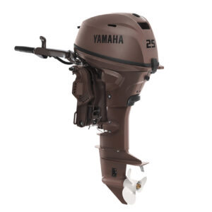 Yamaha 25hp Outboard | F25SWHC3 | Matte Brown