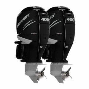 Twin Mercury 400hp Verado Inline 6 Outboards | 400XL & 400CXL